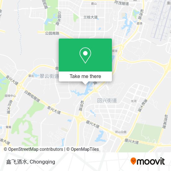 鑫飞酒水 map