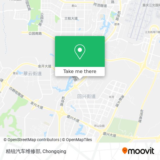 精锐汽车维修部 map