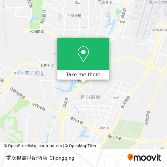 重庆银鑫世纪酒店 map