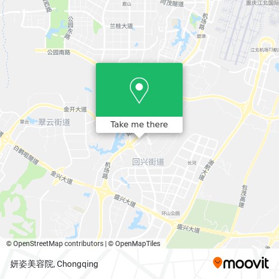 妍姿美容院 map