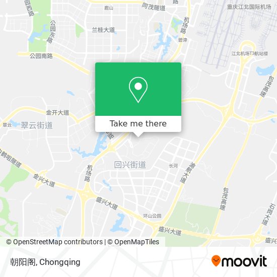 朝阳阁 map