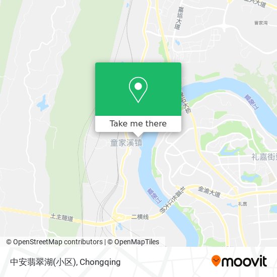 中安翡翠湖(小区) map