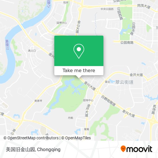 美国旧金山园 map