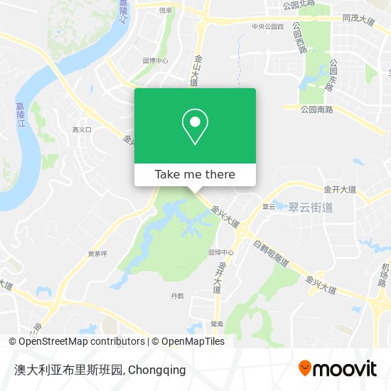 澳大利亚布里斯班园 map