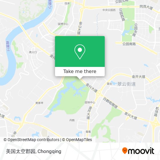 美国太空郡园 map