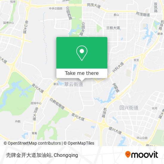 壳牌金开大道加油站 map