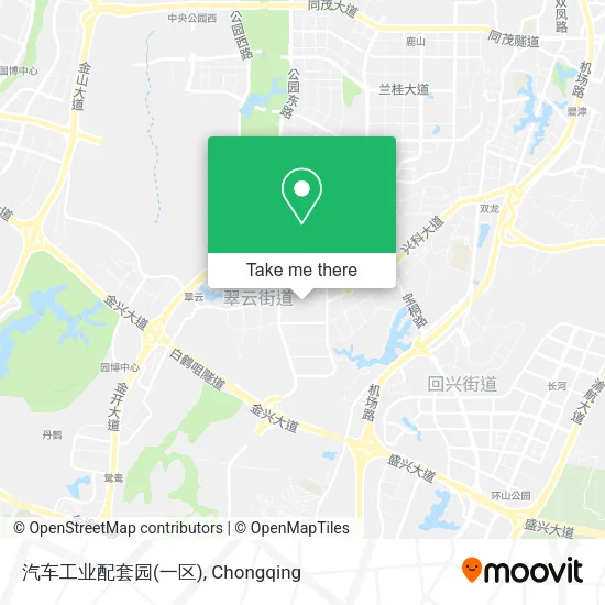 汽车工业配套园(一区) map