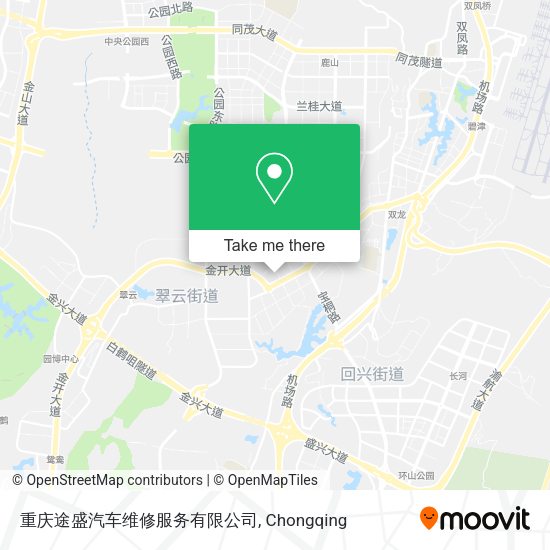 重庆途盛汽车维修服务有限公司 map