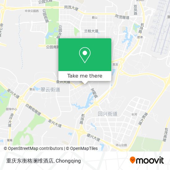 重庆东衡格澜维酒店 map