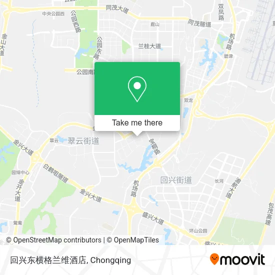 回兴东横格兰维酒店 map