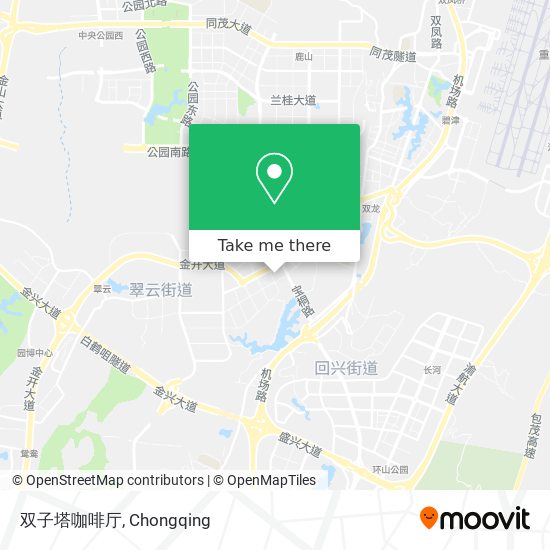 双子塔咖啡厅 map