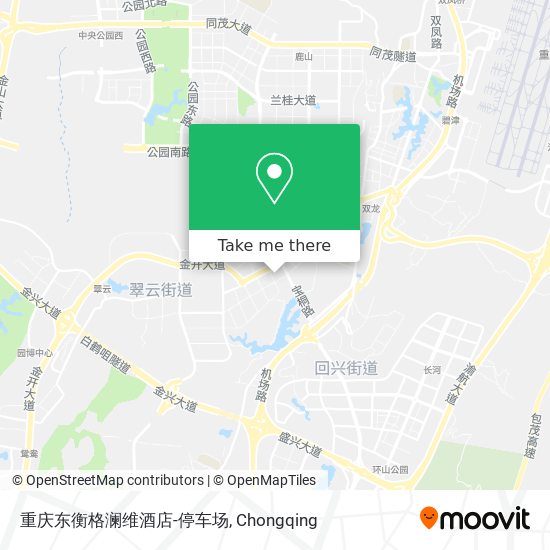 重庆东衡格澜维酒店-停车场 map