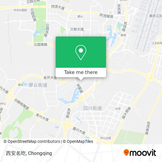 西安名吃 map