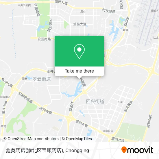 鑫奥药房(渝北区宝顺药店) map