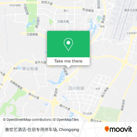 雅世艺酒店-住宿专用停车场 map