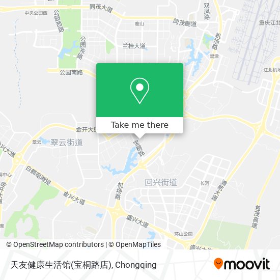 天友健康生活馆(宝桐路店) map