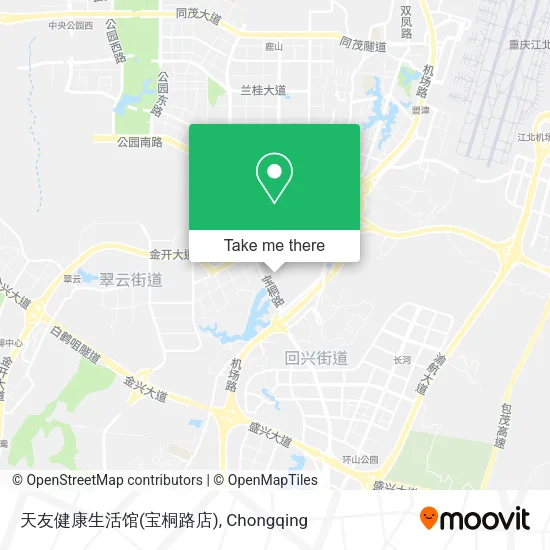 天友健康生活馆(宝桐路店) map