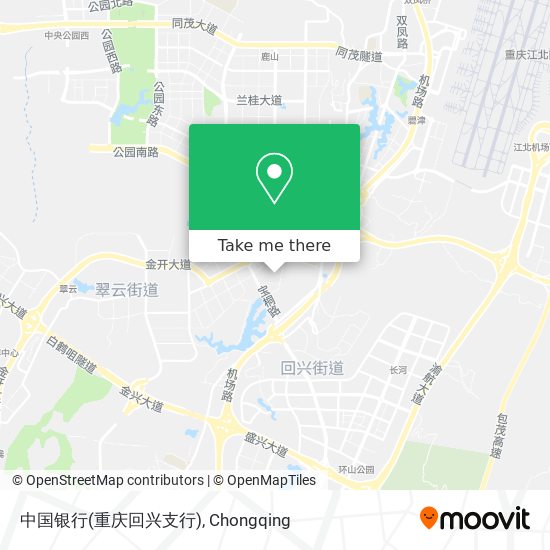 中国银行(重庆回兴支行) map