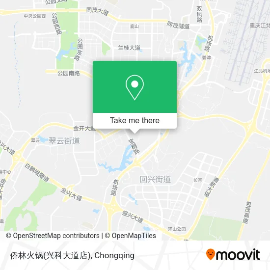 侨林火锅(兴科大道店) map