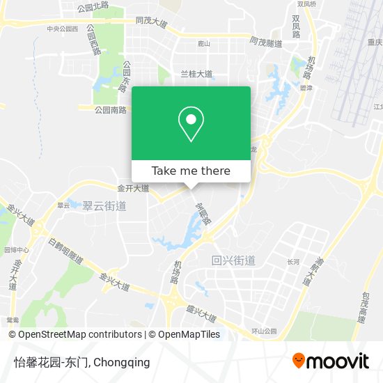 怡馨花园-东门 map