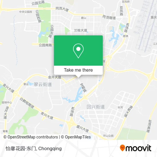 怡馨花园-东门 map