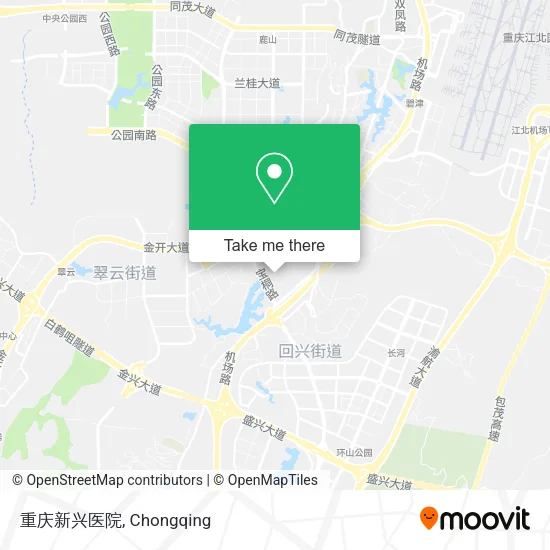 重庆新兴医院 map