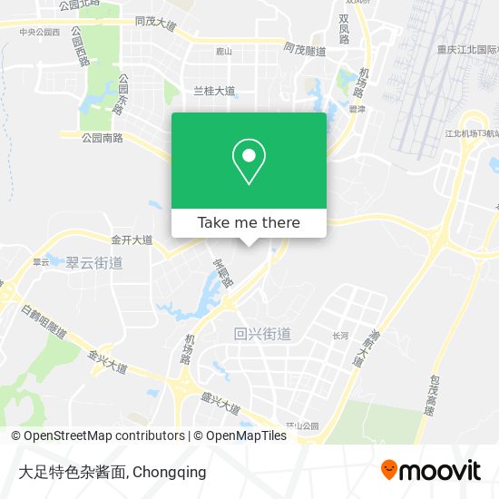 大足特色杂酱面 map