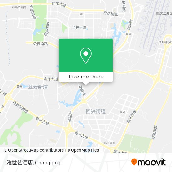 雅世艺酒店 map