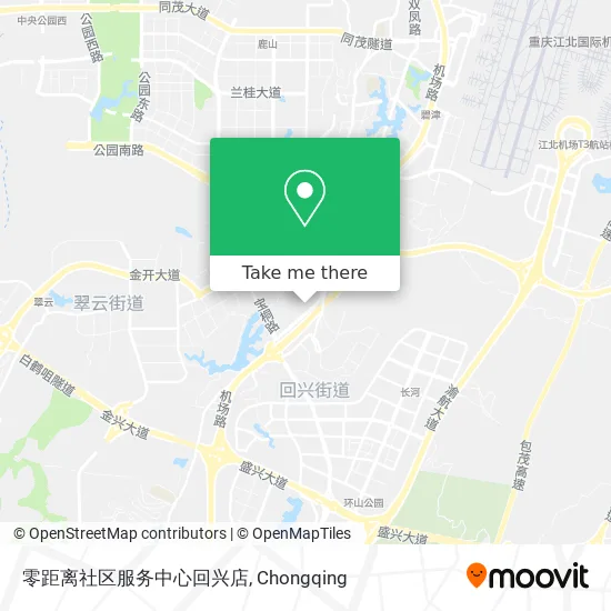 零距离社区服务中心回兴店 map