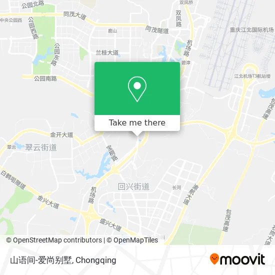 山语间-爱尚别墅 map