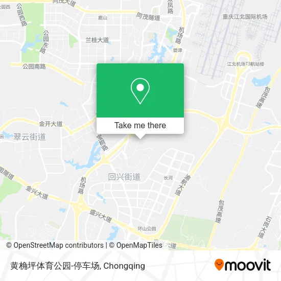 黄桷坪体育公园-停车场 map