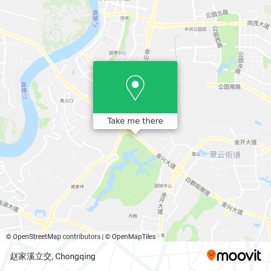 赵家溪立交 map