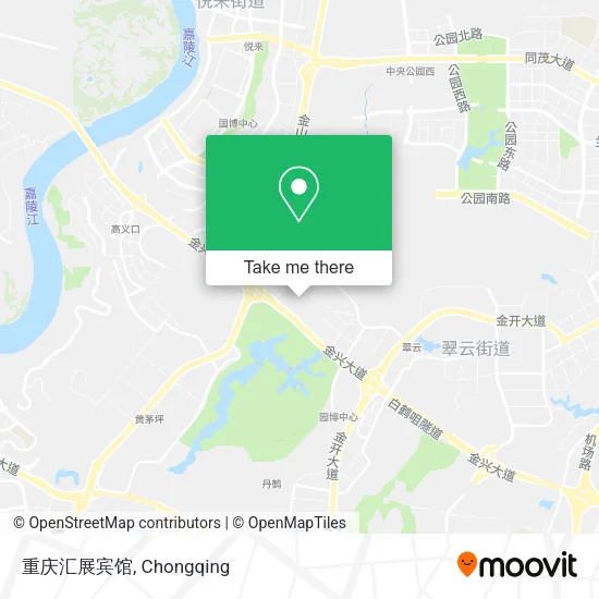 重庆汇展宾馆 map