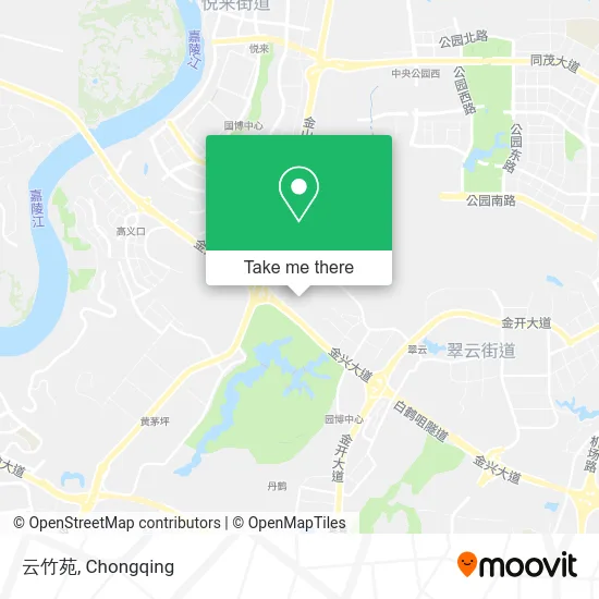云竹苑 map