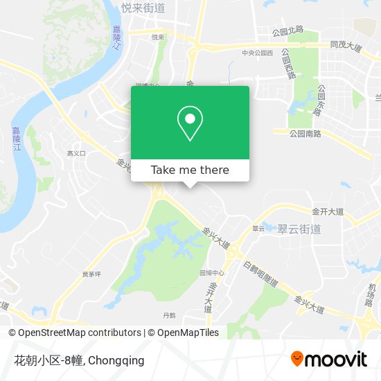 花朝小区-8幢 map