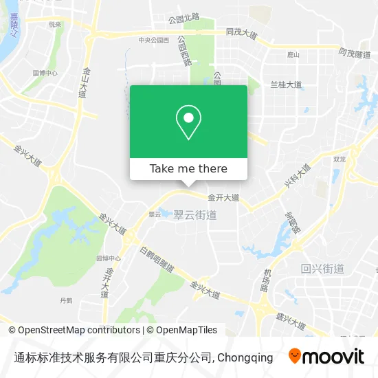 通标标准技术服务有限公司重庆分公司 map