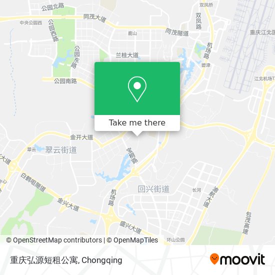 重庆弘源短租公寓 map