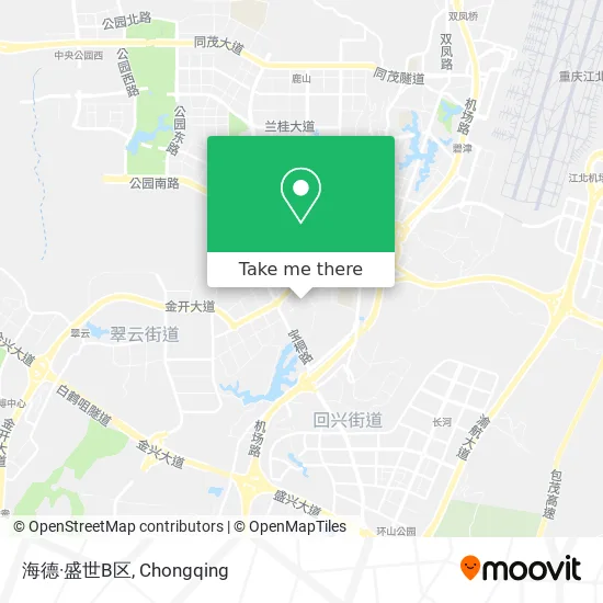 海德·盛世B区 map