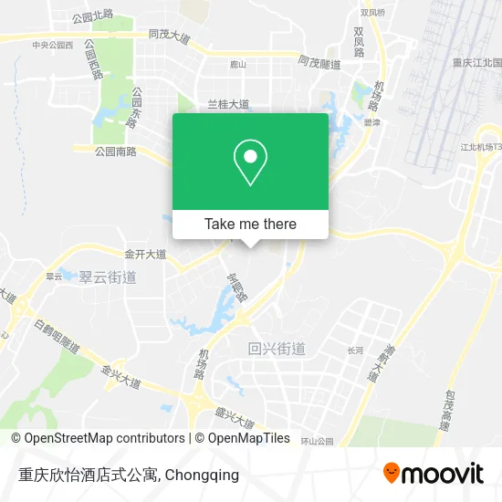 重庆欣怡酒店式公寓 map
