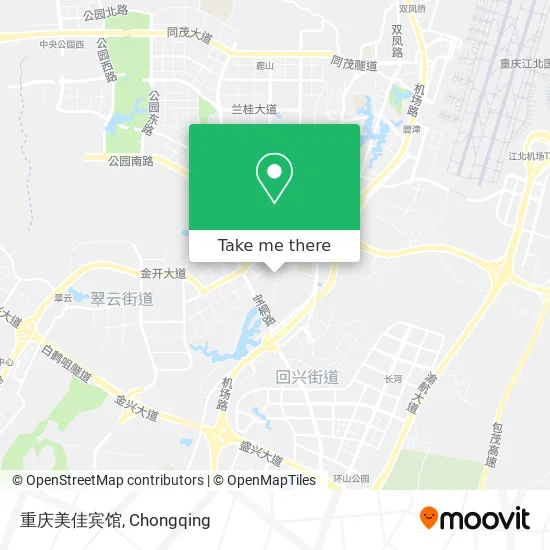 重庆美佳宾馆 map