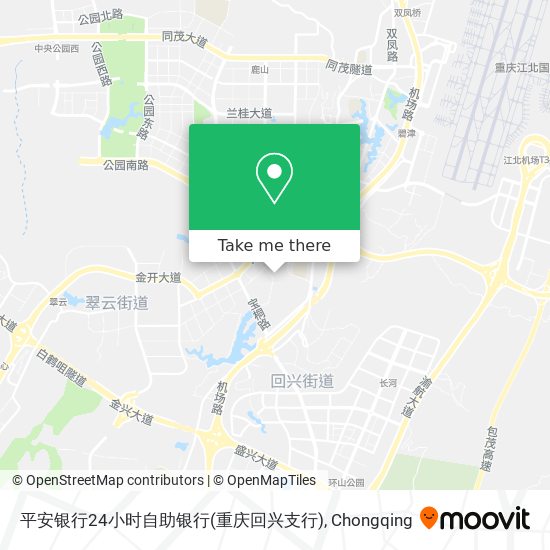 平安银行24小时自助银行(重庆回兴支行) map