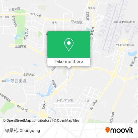 绿景苑 map