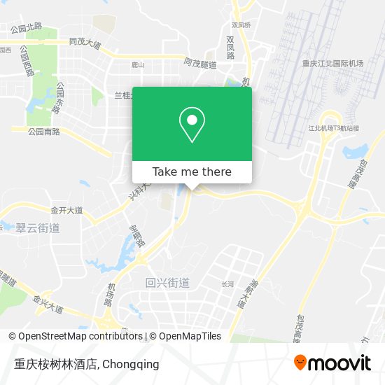 重庆桉树林酒店 map