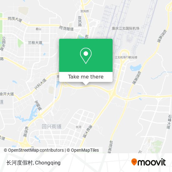 长河度假村 map