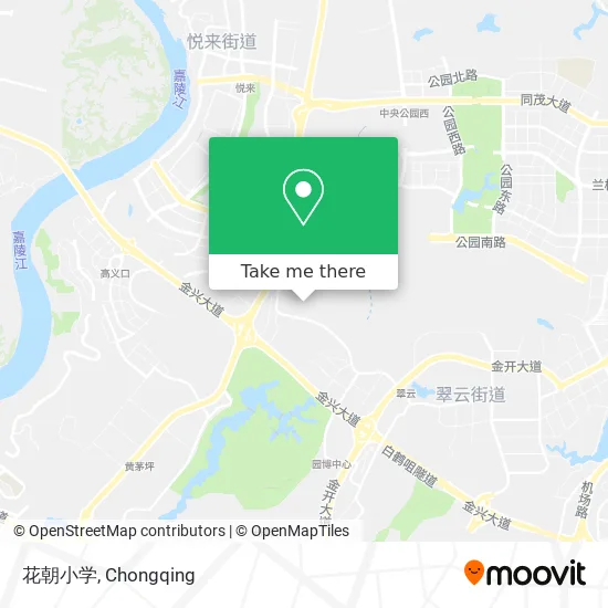花朝小学 map