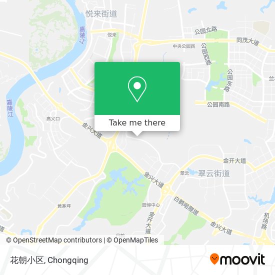 花朝小区 map