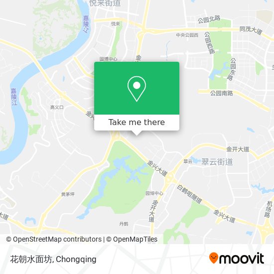 花朝水面坊 map