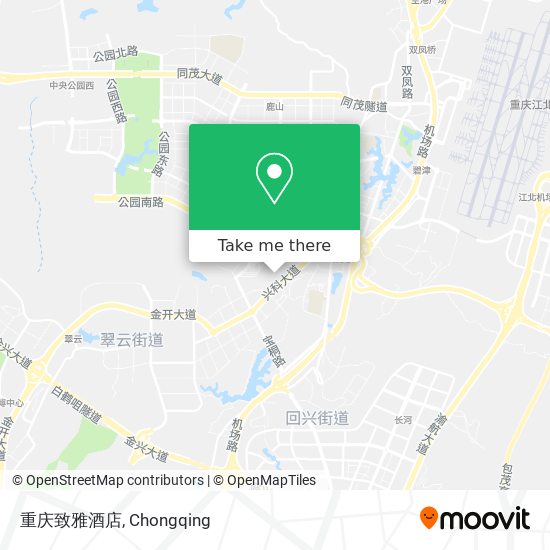 重庆致雅酒店 map