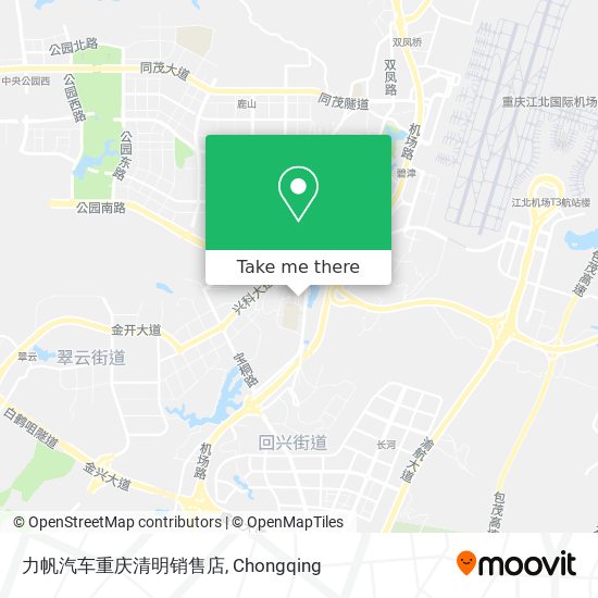 力帆汽车重庆清明销售店 map