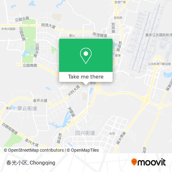 春光小区 map